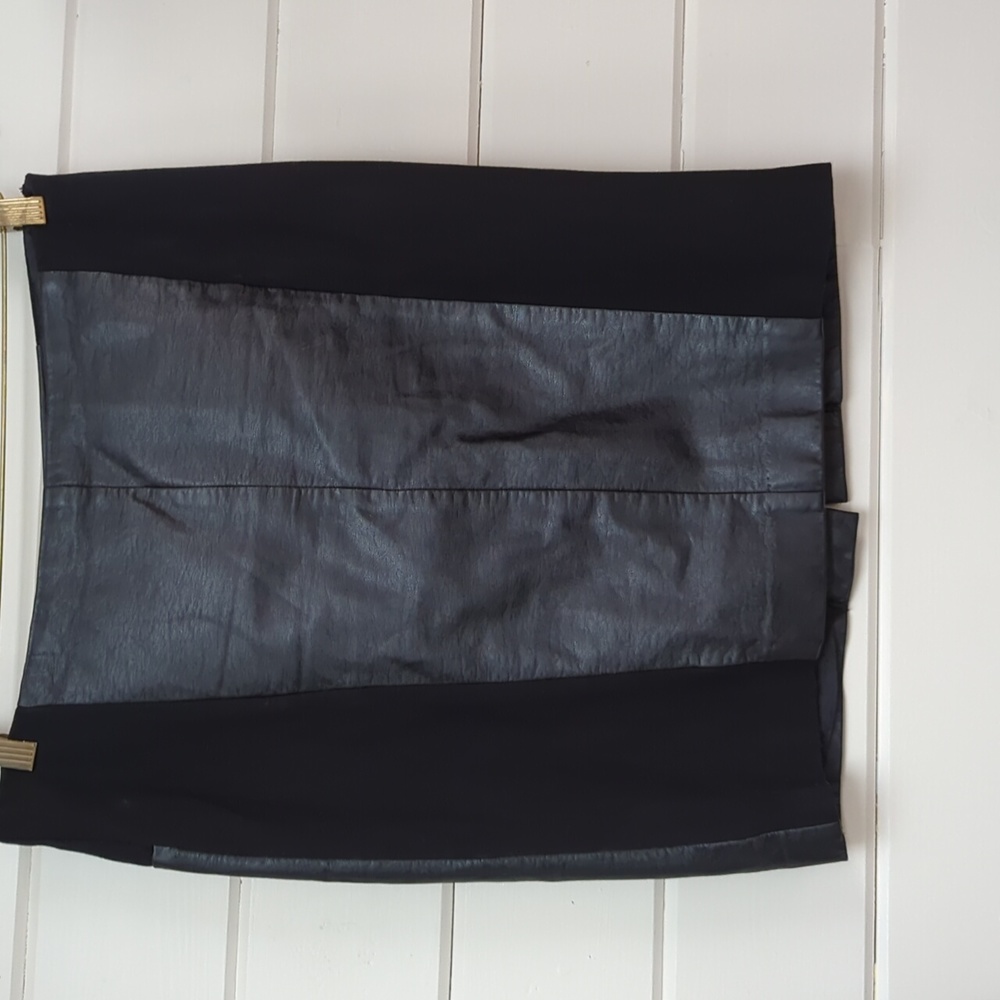 DKNY faux leather skirt, size 8